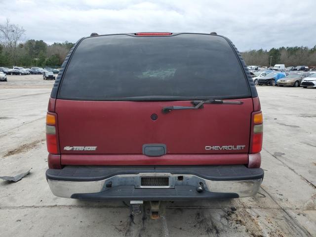 1GNEC13V93J282123 - 2003 CHEVROLET TAHOE C1500 RED photo 6