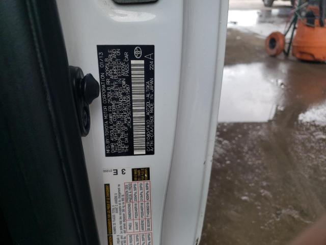 JTKJF5C71D3061587 - 2013 TOYOTA SCION TC 白色 照片 13