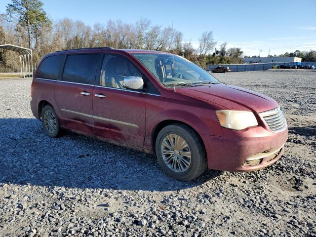 2C4RC1CG1DR621790 - 2013 CHRYSLER TOWN & COU TOURING L BURGUNDY photo 4