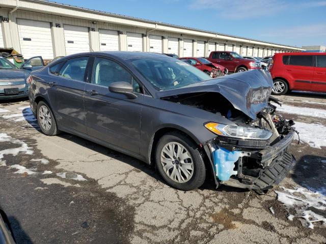 3FA6P0G73ER109087 - 2014 FORD FUSION S GRAY photo 4