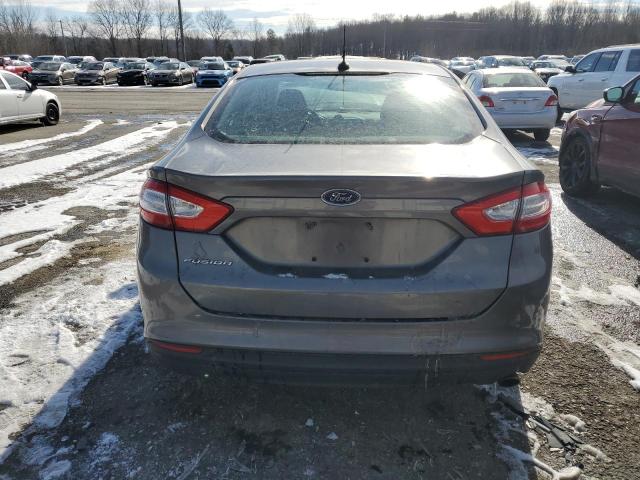 3FA6P0G73ER109087 - 2014 FORD FUSION S GRAY photo 6