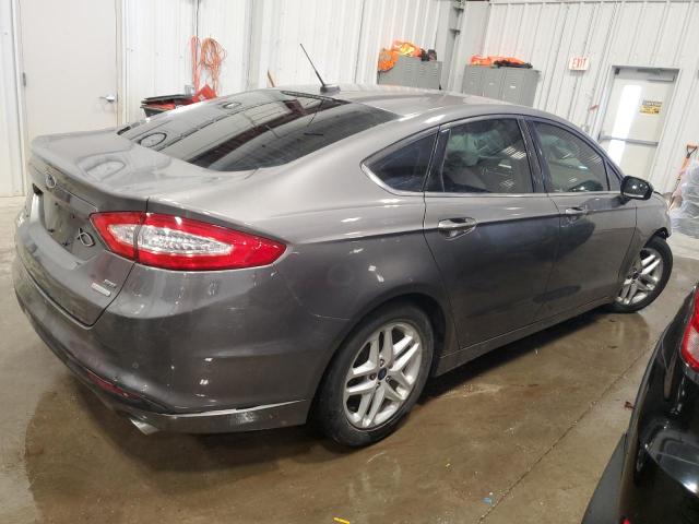 3FA6P0HR8ER224462 - 2014 FORD FUSION SE GRAY photo 3