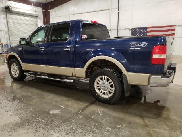 1FTPW14VX8FB77804 - 2008 FORD F150 SUPERCREW BLUE photo 2