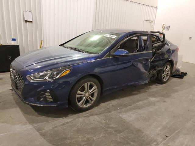 5NPE34AF0KH777128 - 2019 HYUNDAI SONATA LIMITED BLUE photo 1