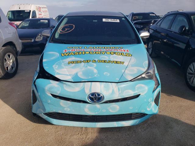 JTDKBRFU4G3023260 - 2016 TOYOTA PRIUS BLUE photo 5