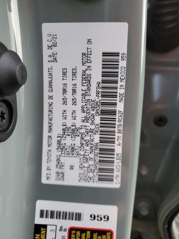 3TYCZ5AN2MT027086 - 2021 TOYOTA TACOMA DOUBLE CAB 绿色 照片 12