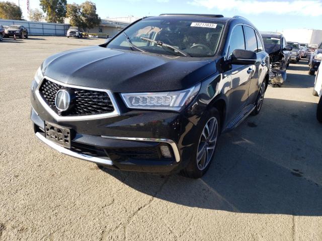 5J8YD7H79JL000159 - 2018 ACURA MDX SPORT HYBRID ADVANCE BLACK photo 1