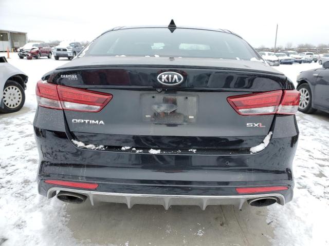 5XXGV4L20JG204818 - 2018 KIA OPTIMA SXL BLACK photo 6