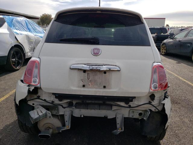 3C3CFFAR9ET294394 - 2014 FIAT 500 POP WHITE photo 6