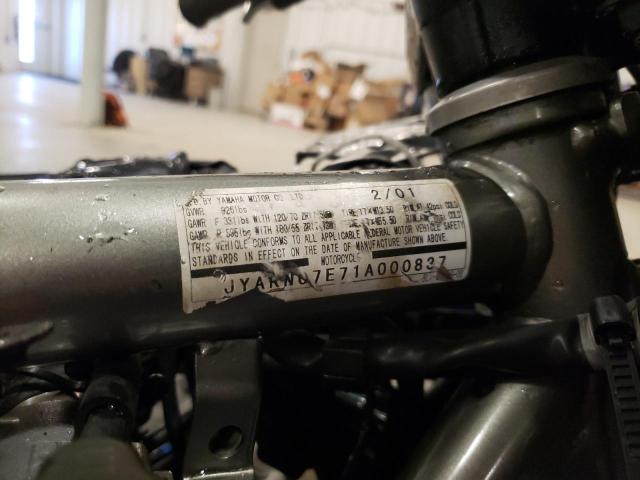 JYARN07E71A000837 - 2001 YAMAHA FZS10 BLUE photo 10