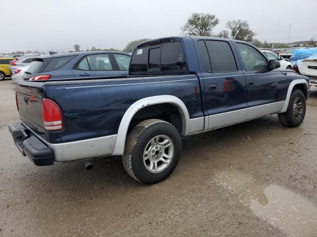 1B7HL38X12S513813 - 2002 DODGE DAKOTA QUAD SPORT BLUE photo 3