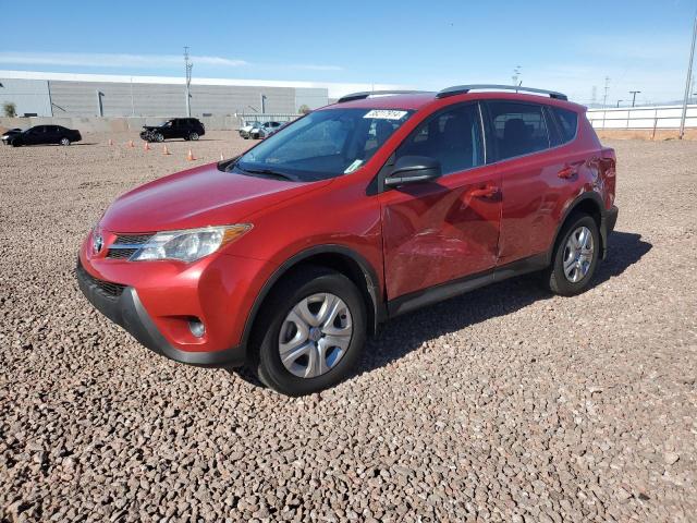 2T3ZFREV3DW035227 - 2013 TOYOTA RAV4 LE RED photo 1