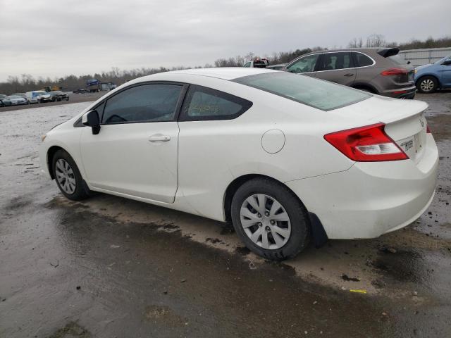 2HGFG3B52CH547269 - 2012 HONDA CIVIC LX WHITE photo 2