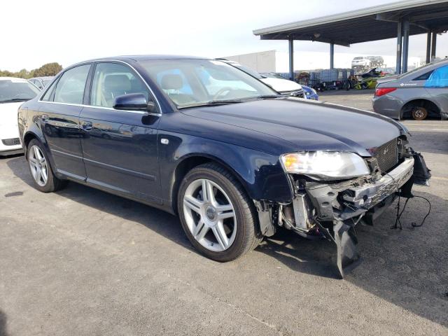 WAUAF78E48A045425 - 2008 AUDI A4 2.0T BLUE photo 4