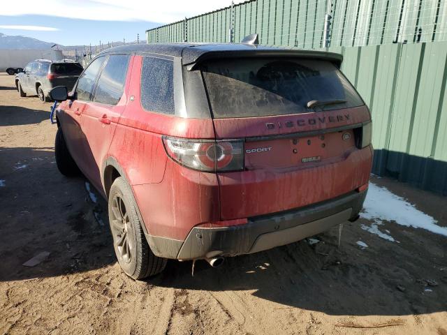 SALCP2BG2HH693870 - 2017 LAND ROVER DISCOVERY SE RED photo 2