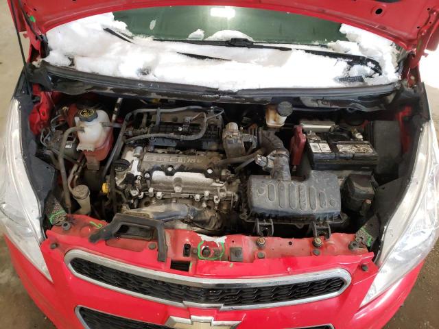 KL8CD6S9XFC736945 - 2015 CHEVROLET SPARK 1LT RED photo 11