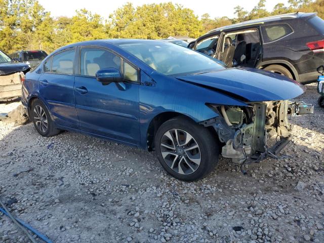 19XFB2F85FE058456 - 2015 HONDA CIVIC EX BLUE photo 4