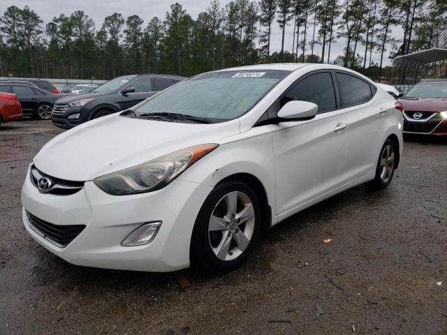 5NPDH4AE8DH341179 - 2013 HYUNDAI ELANTRA GLS WHITE photo 1