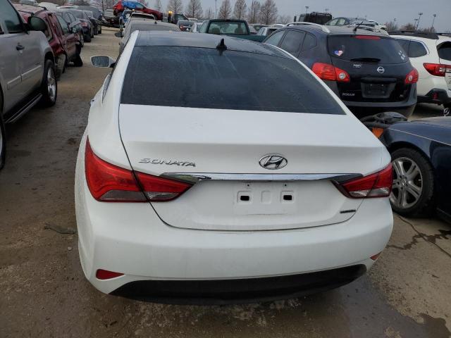 5NPEC4AC8EH906453 - 2014 HYUNDAI SONATA SE WHITE photo 6