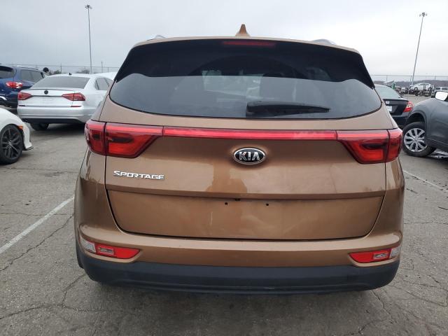 KNDPMCAC9K7604153 - 2019 KIA SPORTAGE LX BROWN photo 6