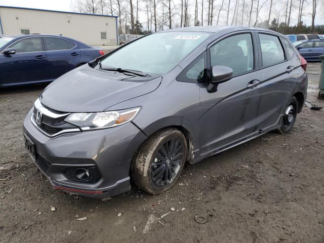 3HGGK5H67LM734118 - 2020 HONDA FIT SPORT GRAY photo 1