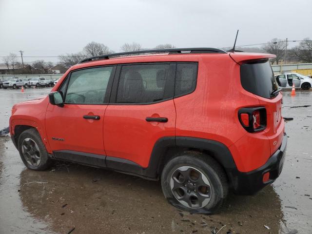 ZACCJAAB2JPG68569 - 2018 JEEP RENEGADE SPORT RED photo 2