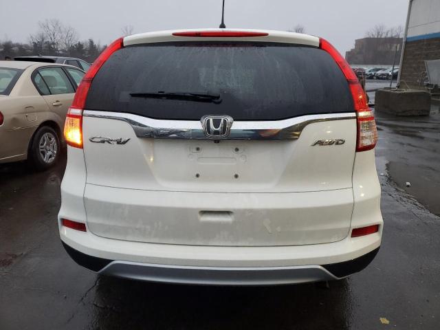 5J6RM4H5XFL114463 - 2015 HONDA CR-V EX WHITE photo 6