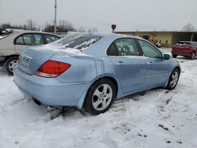 JH4KB16595C000689 - 2005 ACURA RL BLUE photo 3