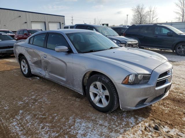 2B3CL3CG9BH520244 - 2011 DODGE CHARGER SILVER photo 4