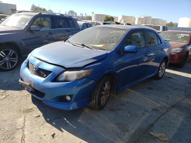 1NXBU4EE7AZ170547 - 2010 TOYOTA COROLLA BASE 蓝色 照片 1