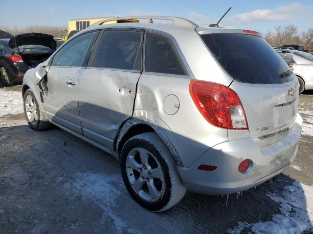 3GNAL4EK2ES653725 - 2014 CHEVROLET CAPTIVA LTZ SILVER photo 2