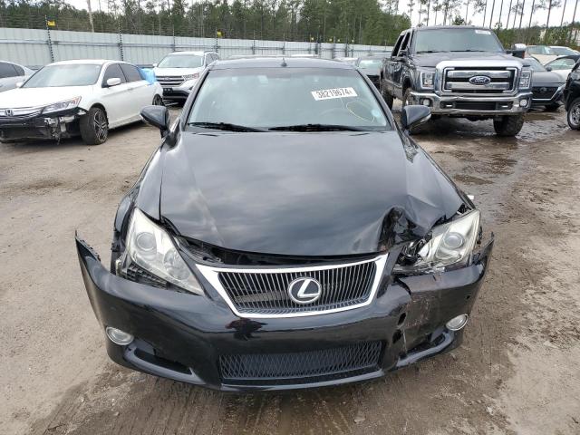 JTHFF2C2XA2508398 - 2010 LEXUS IS 250 BLACK photo 5