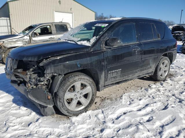 1C4NJCEB2ED814259 - 2014 JEEP COMPASS LATITUDE BLACK photo 1