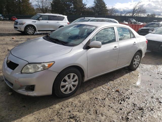 1NXBU4EE4AZ326737 - 2010 TOYOTA COROLLA BASE SILVER photo 1