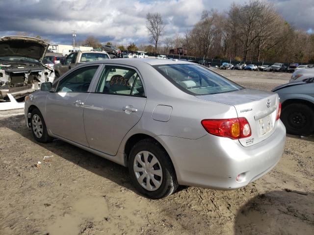 1NXBU4EE4AZ326737 - 2010 TOYOTA COROLLA BASE SILVER photo 2