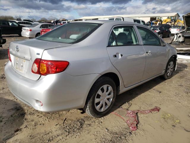 1NXBU4EE4AZ326737 - 2010 TOYOTA COROLLA BASE SILVER photo 3