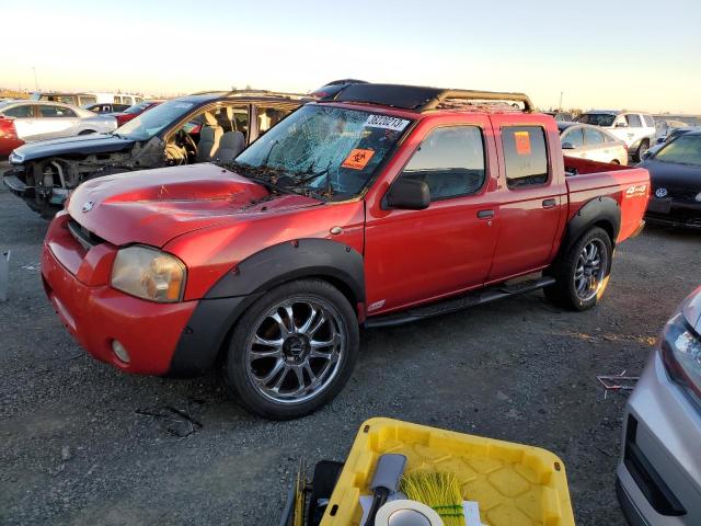 1N6MD27Y71C333368 - 2001 NISSAN FRONTIER CREW CAB SC RED photo 1