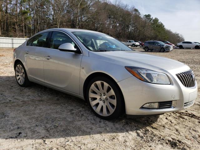 W04G15GV6B1087369 - 2011 BUICK REGAL CXL SILVER photo 4