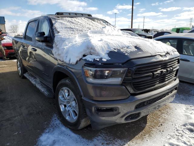 1C6SRFJT8MN508369 - 2021 RAM 1500 LARAMIE GRAY photo 4