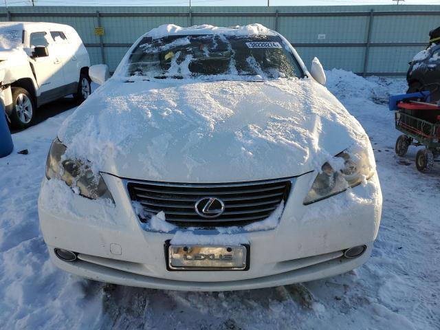 JTHBJ46G572005337 - 2007 LEXUS ES 350 WHITE photo 5