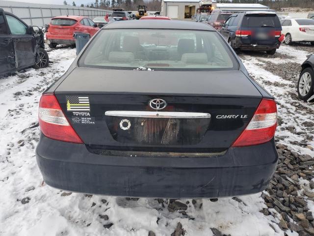 4T1BE32K82U110747 - 2002 TOYOTA CAMRY LE BLACK photo 6