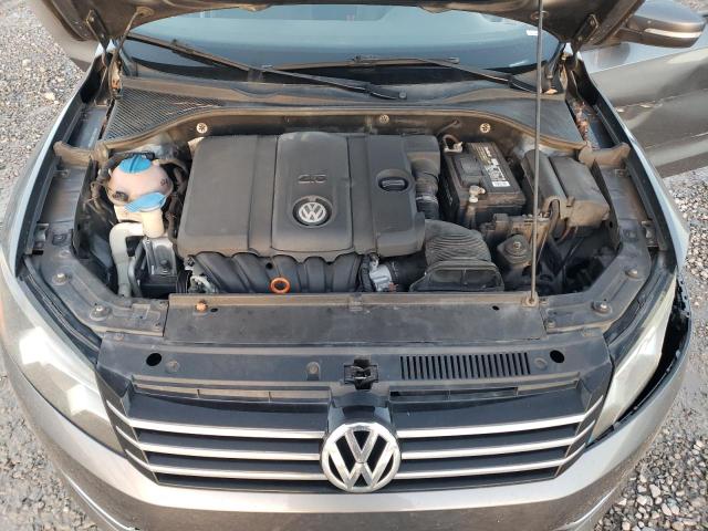 1VWAP7A34DC014339 - 2013 VOLKSWAGEN PASSAT S GRAY photo 11