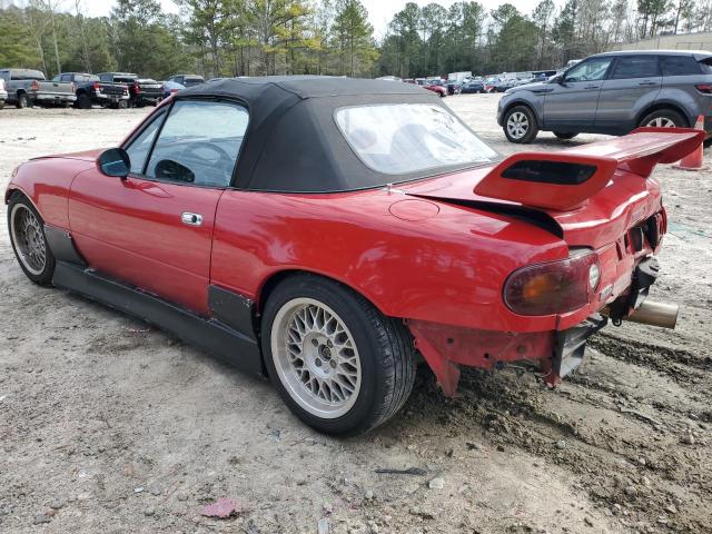 JM1NA3515M0229415 - 1991 MAZDA MX5 MIATA RED photo 2