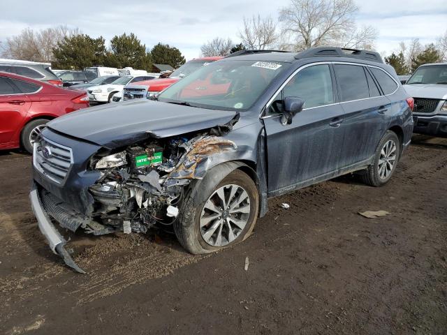 4S4BSANC5H3265465 - 2017 SUBARU OUTBACK 2.5I LIMITED GRAY photo 1