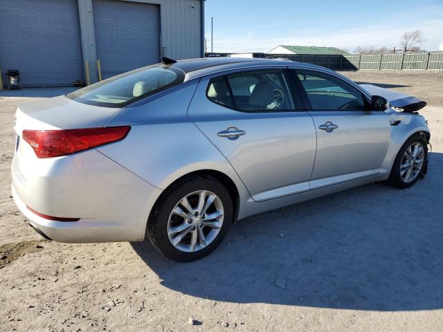 5XXGN4A7XDG178344 - 2013 KIA OPTIMA EX SILVER photo 3