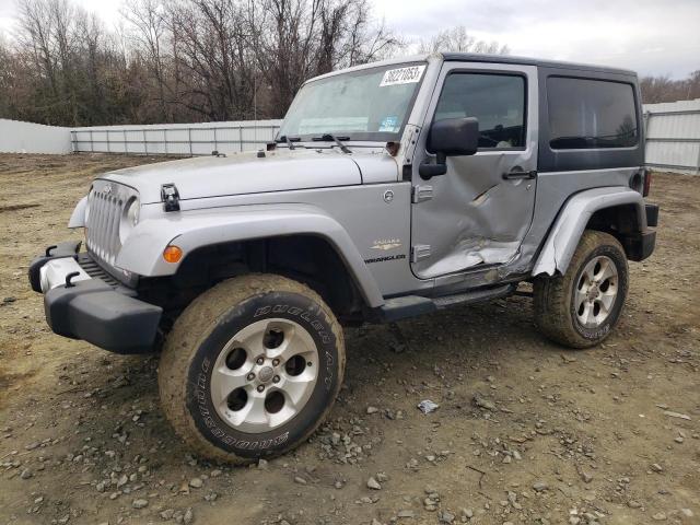 1C4GJWBG7DL669220 - 2013 JEEP WRANGLER SAHARA SILVER photo 1