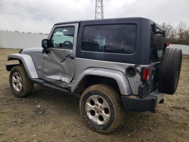 1C4GJWBG7DL669220 - 2013 JEEP WRANGLER SAHARA SILVER photo 2