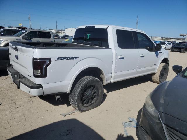1FTEW1CG4GKF30764 - 2016 FORD F150 SUPERCREW WHITE photo 3