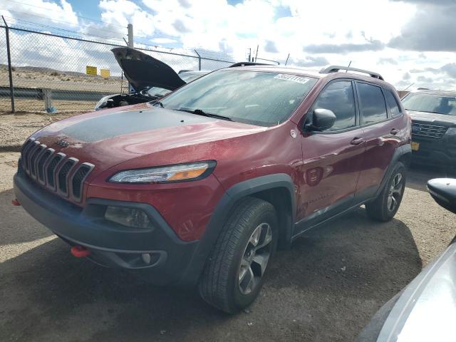 1C4PJMBS9FW757616 - 2015 JEEP CHEROKEE TRAILHAWK RED photo 1