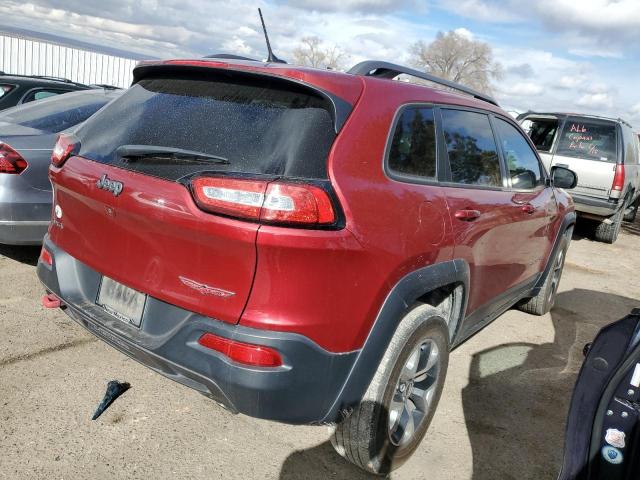 1C4PJMBS9FW757616 - 2015 JEEP CHEROKEE TRAILHAWK წითელი ფოტო 3